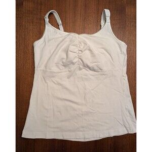 Bravado Size 38DDD/38F/38G White Classic Nursing Tank Top Cami In White